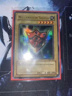 McDonald's Millennium Shield Promo MP1-001 Ultra Rare Yu-Gi-Oh Light Play MP - Image 1