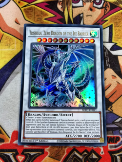 Trishula, Zero Dragon of the Ice Barrier sdfc-en041 (NM+) Ultra Rare Yu-Gi-Oh! - Image 1