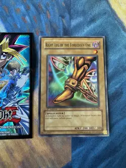 Legend Blue Eyes 1st Edition Right Leg Forbidden One LOB-120 English 💎NM LP +💎 - Image 1