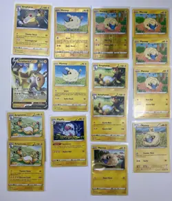 15 Card Lot Of Ampharos Flaffy Mareep Chilling Reign Pokemon TCG Rare V - Image 1