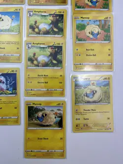 15 Card Lot Of Ampharos Flaffy Mareep Chilling Reign Pokemon TCG Rare V - Image 4