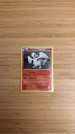 Pokemon TCG Reshiram BW004 Black Star Promo Holo Card Near Mint Condition - Image 2