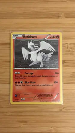 Pokemon TCG Reshiram BW004 Black Star Promo Holo Card Near Mint Condition - Image 3