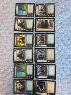 Title:Lord of the Rings TCG Skirmish Kit URUK HAI RAID - 12 Card Lot Deciph - Image 1