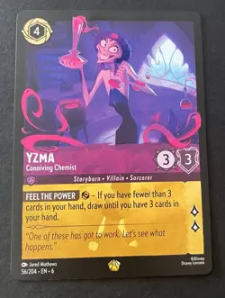 Yzma Conniving Chemist 56/204 Azurite Sea Regular Card Lorcana TCG - Image 1