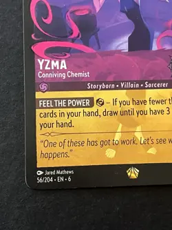 Yzma Conniving Chemist 56/204 Azurite Sea Regular Card Lorcana TCG - Image 2