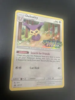 Delcatty SM132 Celestial Storm Prerelease Black Star Promo NM Pokemon Card Game - Image 2