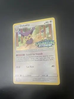 Delcatty SM132 Celestial Storm Prerelease Black Star Promo NM Pokemon Card Game - Image 3