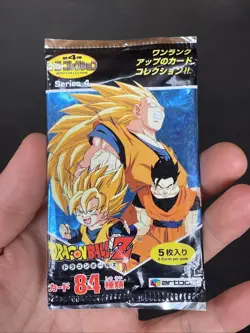 DBZ Series 4 Hero Booster Dragon Ball Z Pack CCG 2002 Japan Import 5 Card Pack - Image 3