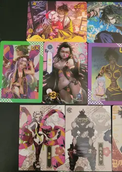 Daki & Gyutaro Card Lot Of 10 Cards Demon Slayer CCG Anime Upper Rank Demon - Image 2