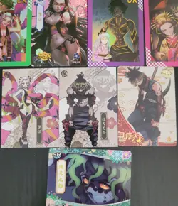 Daki & Gyutaro Card Lot Of 10 Cards Demon Slayer CCG Anime Upper Rank Demon - Image 4