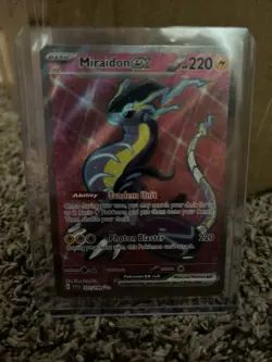Pokemon TCG Miraidon EX Scarlet & Violet Holo Ultra Rare Card 227/198 - Image 1