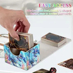 Card Deck Box for MTG, Fits 100+ Single Sleeved Card Deck Box-1 Sea Turtle - Image 3