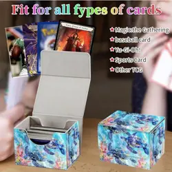 Card Deck Box for MTG, Fits 100+ Single Sleeved Card Deck Box-1 Sea Turtle - Image 5