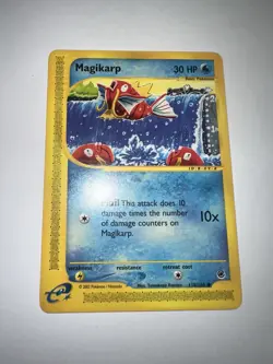 9 card vintage pokemon card lot 1st edition, bonsly, ereader magikarp, etc LP-NM - Image 4