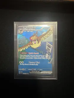 Pokemon TCG Obsidian Flames Pidgeot EX Holo Ultra Rare Card 225/197 NM - Image 1
