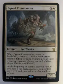 Squad Commander Zendikar Rising- MTG RARE - Image 1