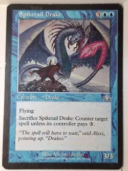 Spiketail Drake - Prophecy - Magic the Gathering MTG Nice! - Image 1