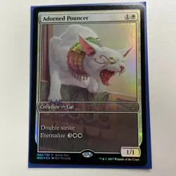 MTG: Adorned Pouncer (Foil) - Game Day Promo 002/199 - Image 1