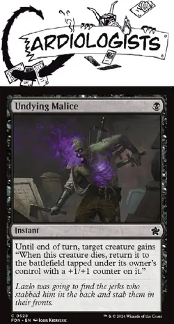 Undying Malice 0528 X4 SET | MTG | Foundations | Common | NM - Image 1
