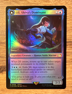 Magic MTG Final Fantasy Jill, Shiva's Dominant #58 FIN *FOIL* Rare - Image 1