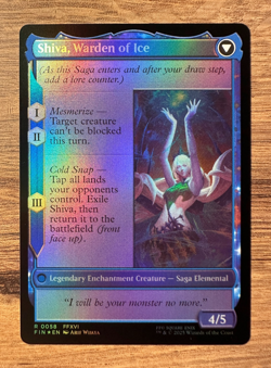 Magic MTG Final Fantasy Jill, Shiva's Dominant #58 FIN *FOIL* Rare - Image 2