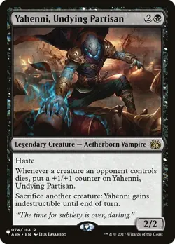 Yahenni, Undying Partisan R #AER-74 | PLST The List | MTG - Image 1