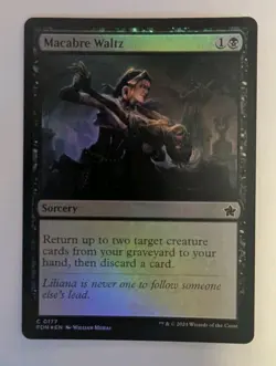 Macabre Waltz Foundations Foil - MTG - Image 1