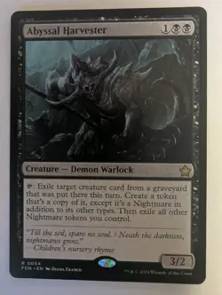 Abyssal Harvester Foundations - MTG RARE - Image 1