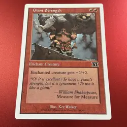 Giant Strength Sixth Edition (6ED) Magic English (Huge Strength) 181/350 MTG - Image 2