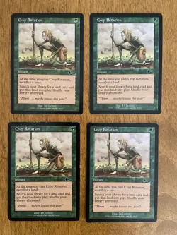 4x Crop Rotation EX Urza's Legacy Mtg Magic EDH Playset HP - Image 1