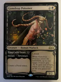 Gumdrop Poisoner (Showcase) Wilds of Eldraine - MTG RARE - Image 1