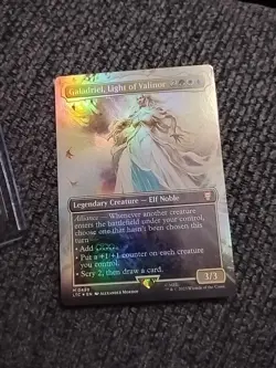 MTG The Lord Of The Rings Galadriel Light Of Valinor Borderless Foil - Image 2