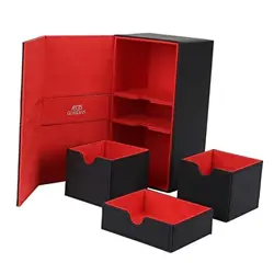 AE Card Deck Box for MTG with 3 Tray Commander Deck Box Hold 200+ Double 4-3 - Image 1