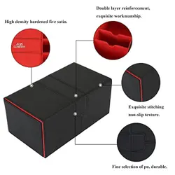 AE Card Deck Box for MTG with 3 Tray Commander Deck Box Hold 200+ Double 4-3 - Image 3