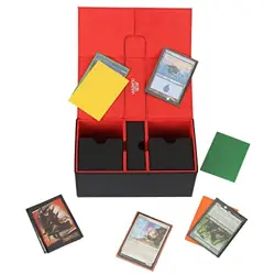 AE Card Deck Box for MTG with 3 Tray Commander Deck Box Hold 200+ Double 4-3 - Image 4