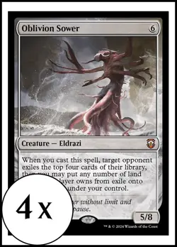 MTG - 4 x Oblivion Sower - Modern Horizons 3 Commander - Playset 4x x4 - Image 1