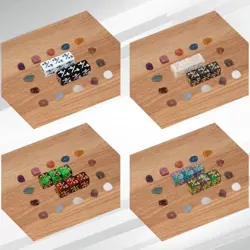 48 Pieces MTG Counter Dice Plus 1 Set in 8 Colors, Life Counters +1/+1 Tokens - Image 5