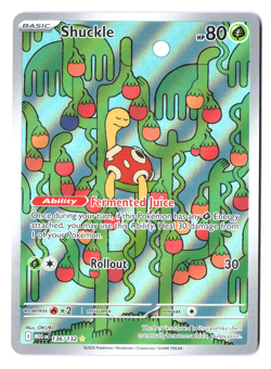 Shuckle 136/132 - Mega Evolutions Pokemon Illustration Rare Holo NM - Image 1
