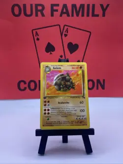 Golem 36/62 Fossil WOTC 1st Edition Pokemon TCG Regular Uncommon 1999 MP - Image 1