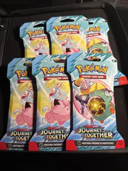 6 Pack Of Pokemon Journey Together Booster Packs - Image 1