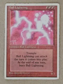 Ball Lightning - 4th Edition - Moderately Played | MTG - Image 1