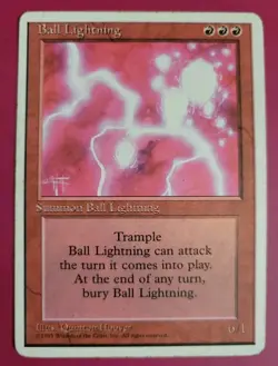 MTG Ball Lightning x1 MP/LP ~Fourth Edition (Magic) *Free Shipping* - Image 1