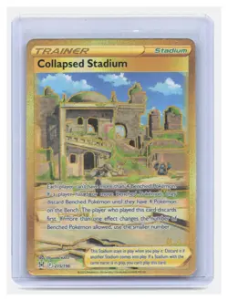 Collapsed Stadium 215/196 Secret Rare Lost Origin Pokemon Near Mint B226 - Image 1