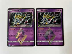 Pokemon Sun & Moon Ultra Prism Giratina Holo 58/156 Lot of 2 - Image 1