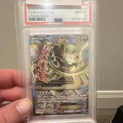 The Pokemon Company M Steelix EX Mega Holo Full Art 109/114 EN PSA 10 - Image 1