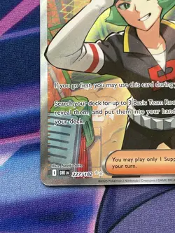 Pokemon TCG: Team Rocket's Proton 227/182 Destined Rivals Holo Double Rare NM FA - Image 5