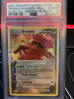 Pokemon Team Magma’s Groupon Celebrations Classic Collection 9/95 PSA 10 - Image 1