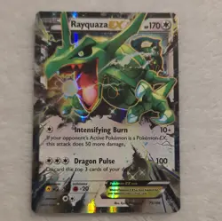Rayquaza EX 75/108 Roaring Skies Holo Ultra Rare Pokemon TCG ENG 2015 170 HP - Image 1