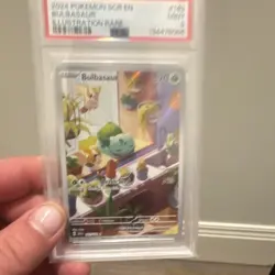 The Pokemon Company Bulbasaur Scarlet & Violet 151 IR Holo 166/165 EN PSA - Image 1